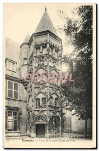 Old Postcard Bourges Tower I & # 39ancien City Hotel