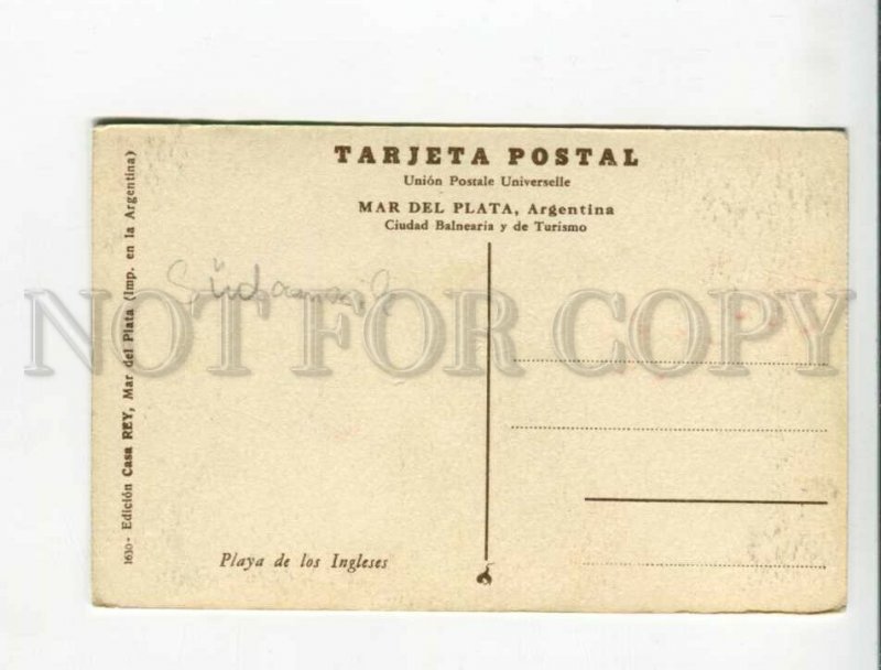 3173372 ARGENTINA Playa de los Ingleses by Martinel Vintage