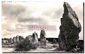 Old Postcard Carnac megalithic monuments
