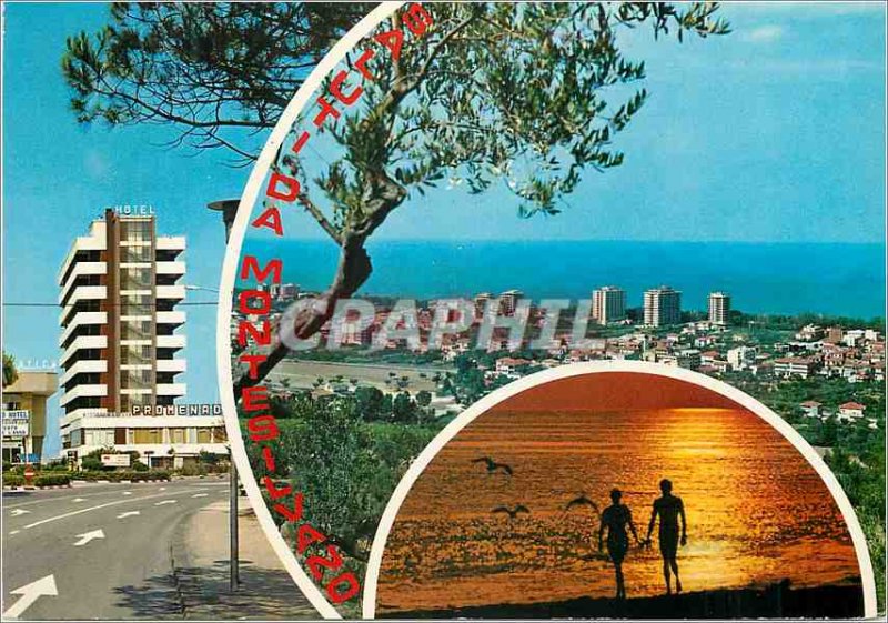 Postcard Modern Saluti da Montesilvano