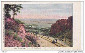 Railroad Man w/hand cart, Colo. Springs & Cripple Creek Shortline, Point Subl...