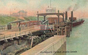 Canada, Ontario, Windsor, Pere Marquette Slip Dock