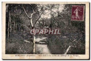 Old Postcard Huelgoat (Finistere) Undergrowth at the exit of the household of...