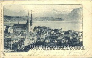 Und die Alphen Luzern Swizerland Postcard