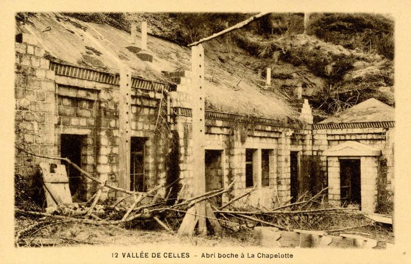 France - (WWI) Vallee de Celles, Ruins