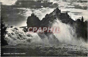 Postcard Modern Rheinfall und Schloss Laufen