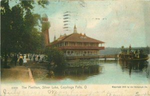 Cuyahaga Falls Ohio Pavilion Silver Lake Rotograph #51638 Postcard 21-11161