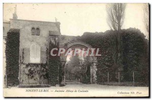 Old Postcard Nogent Le Roi Abbey of Coulombs