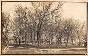 Sheldon Iowa Public School Real Photo Antique Postcard K106033