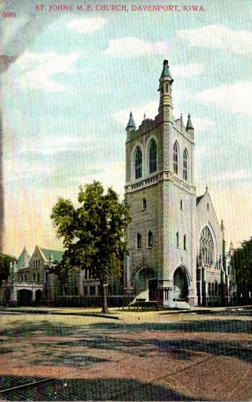Iowa Davenport St John's Methodist Episcopal Church