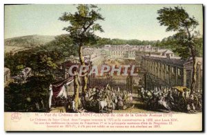 Old Postcard View From Château de Saint-Cloud Du Cote De La Grande Avenue