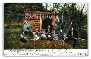 Postcard A Days Sport in the Catskill Mountains NY 1906 T14