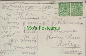 Genealogy Postcard - Clementson - Glenrose, Horley Row, Horley, Surrey RF7351