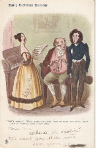 Early Victorian Humour Tuck Oilette Postcard # 1744