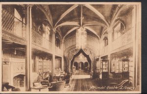 Sussex Postcard - The Library, Arundel Castle    RS3251