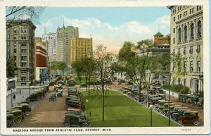 MI - Detroit, Madison Avenue from Athletic Club