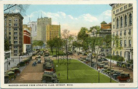 MI - Detroit, Madison Avenue from Athletic Club