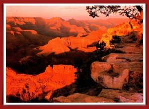 Arizona,  Grand Canyon - Fiery Sunset - South Rim - [AZ-434X]