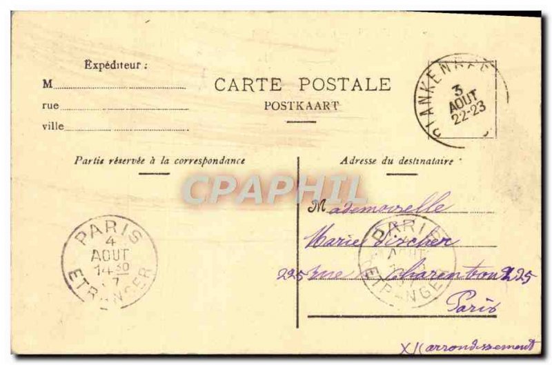 Postcard Old Bruges Lake d & # 39amour