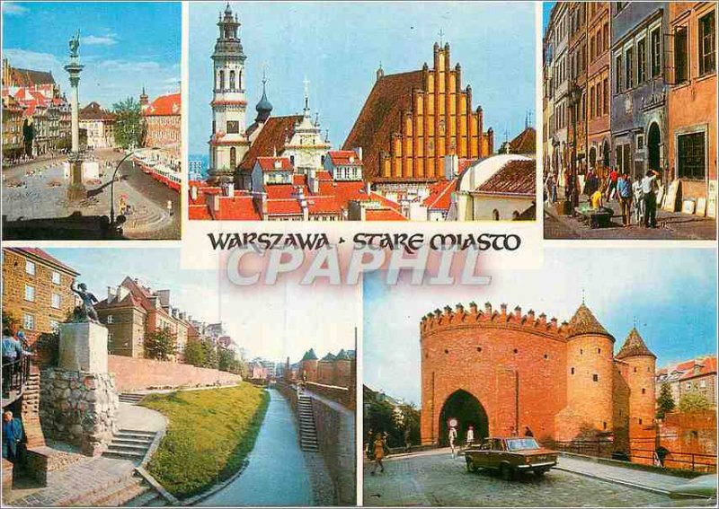 Postcard Modern Warszawa Stare Miasto