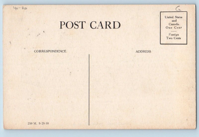 Case Spring Mounted Plowing Postcard J I Case Threshing Machine Co. Advertising