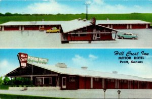 Kansas Pratt Hill Crest Inn Motor Inn 1961