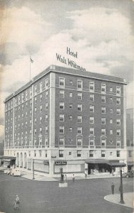 Camden New Jersey 1940s Postcard Walt Whitman Hotel