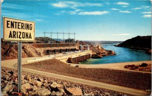 Arizona The Davis Dam At California Border