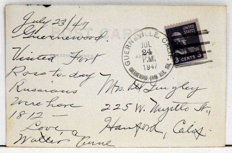 Russian River - Postcard