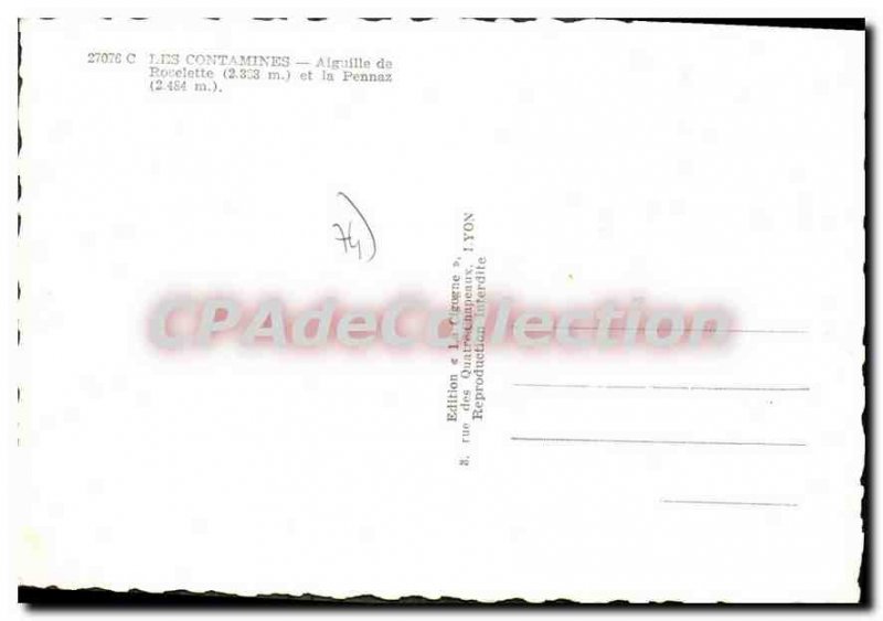 Modern Postcard The CONTAMINATED Roselette Pennaz