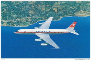 SWISSAIR , Douglas DC-8 Jet airplane , 1960s