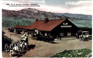 TAMMEN 5418 Northern Pacific Station, Gardiner, Yellowstone National Park