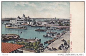 Boats, Les Bureaux De La Cie Du Canal, Port-Said, Egypt, Africa, 1900-1910s