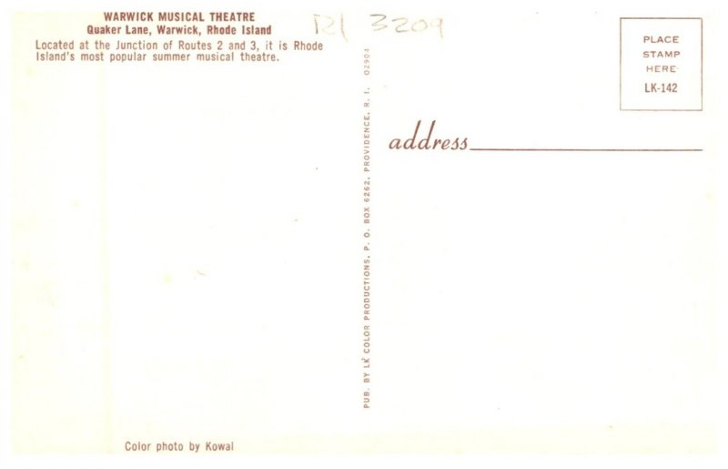 Rhode Island Warwich Musical Theatre