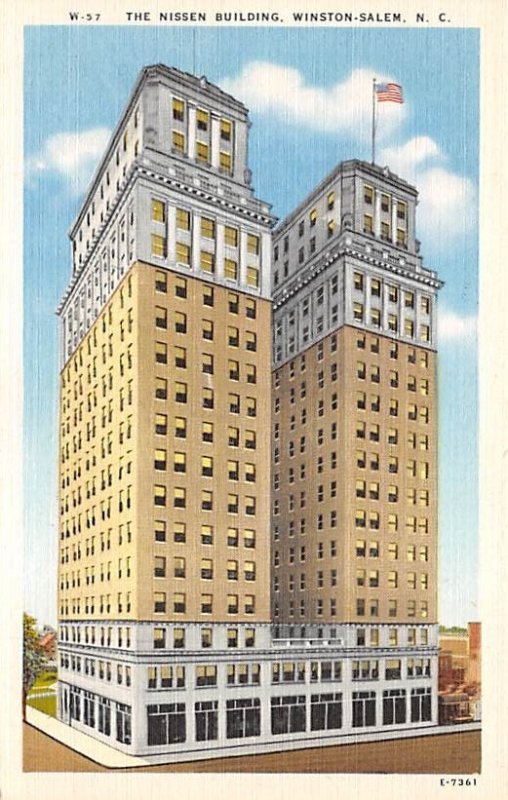 Nissen Building Winston Salem, North Carolina NC
