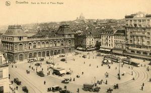 Belgium - Brussels. Rogier Square looking North