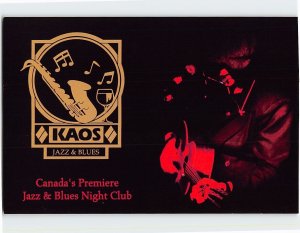 Postcard Kaos Jazz & Blues Canadas Premiere Jazz & Blues Night Club Canada