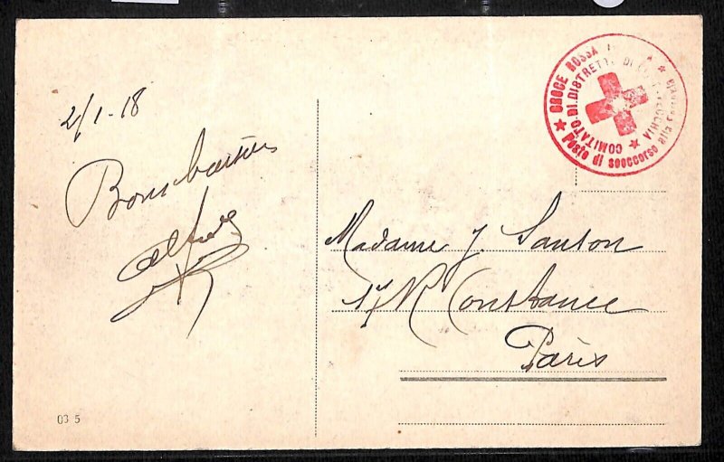 ab3212 - VINTAGE POSTCARD - Rome Province - Civitavecchia 1918-