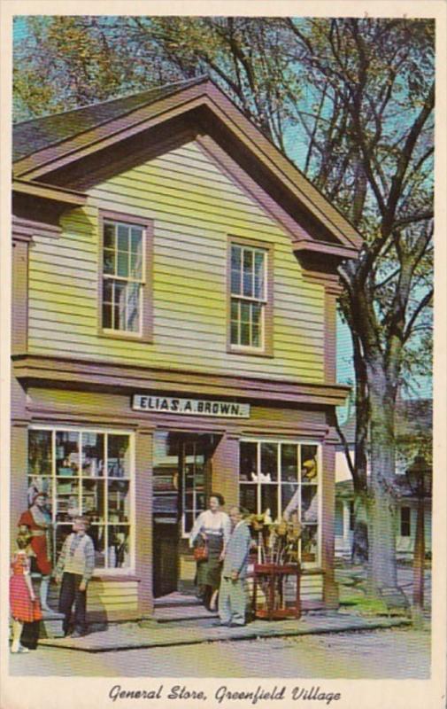 Michigan Dearborn Greenfield Village General Store 1964