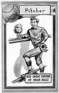  Base Ball Baseball Postcard