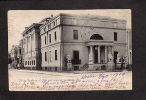 GA Telfair Academy of Arts and Sciences Savannah Georgia Postcard UDB 1905