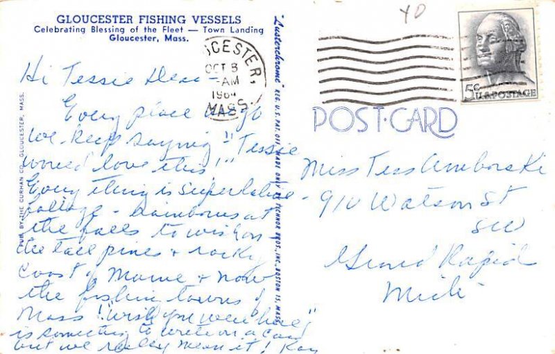 Glouscester Fishing Vessels Gloucester, Massachusetts MA  