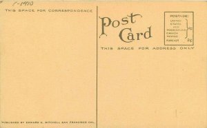 California Redlands Rustic Bridge Prospect Park Edward Mitchell Postcard 22-1857