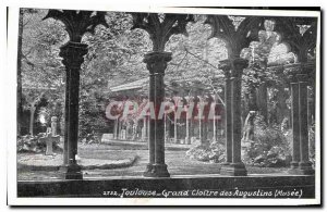 Postcard Old Toulouse Grand Cloitre des Augustins Museum