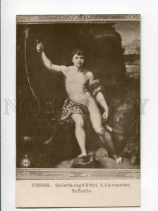 3038107 NUDE Yougn Man as Shepherd by RAFFAELLO Vintage PC