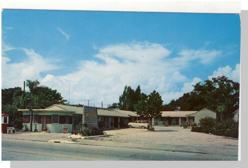 Classic Titusville, Florida/FL Postcard, Town Motel, 1950's?