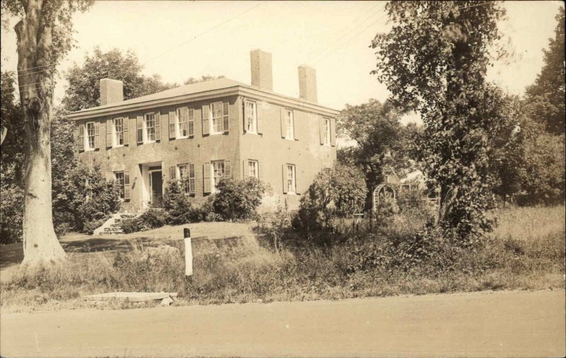 Granville Massachusetts MA Private Residence Real Photo Vintage Postcard