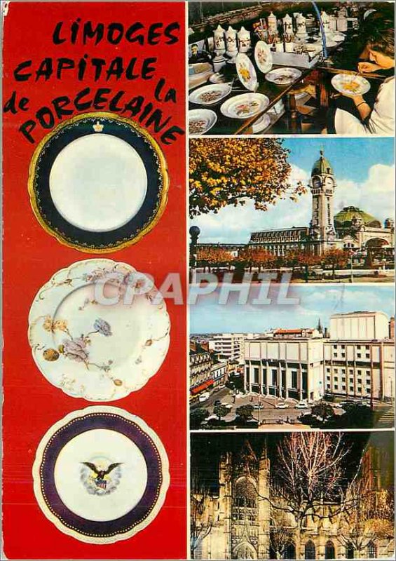 Modern Postcard Limoges Haute Vienne Capital of Porcelain