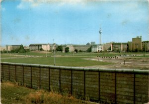 Berlin, city, history, culture, landmarks, Berlin Wall, Fernsehturm, Po Postcard