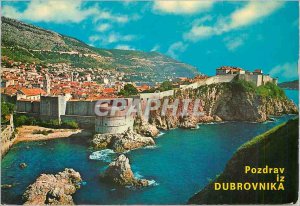 Postcard Modern Pozdrav iz Dubrovnik